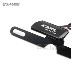 For Honda CBR1000RR CBR 1000RR Motorcycle Rear Tail Lamp Number License Plate LED Light With Logo Green