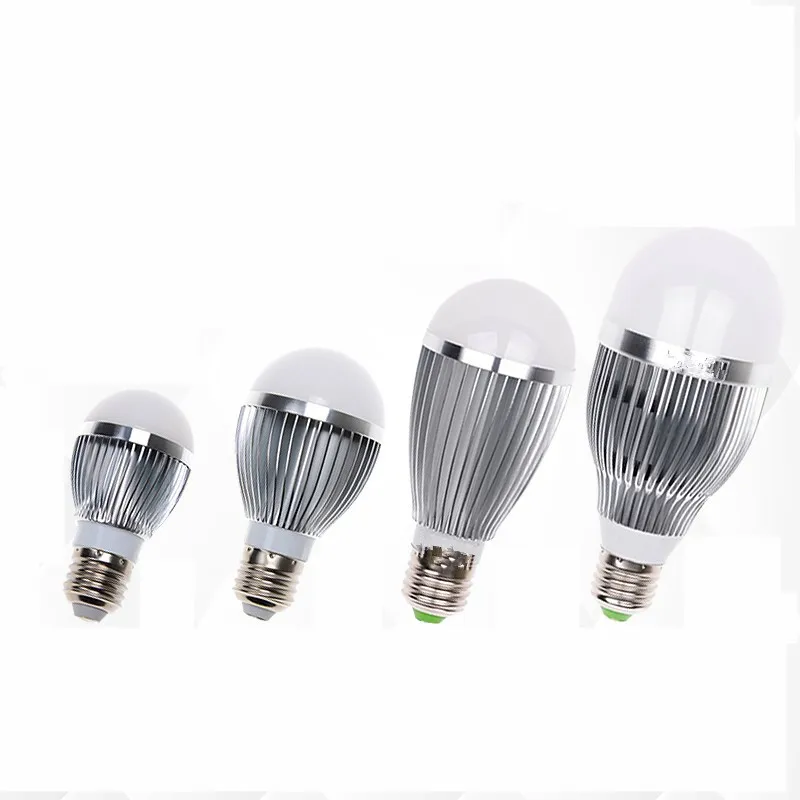 LED 전구 램프 액세서리, E27, B22, E14, DIY 알루미늄 쉘 키트, GU10, 3W, 7W, 9W, 12W, 18W, 개선된 램프용 LED 볼 전구 조명 부품