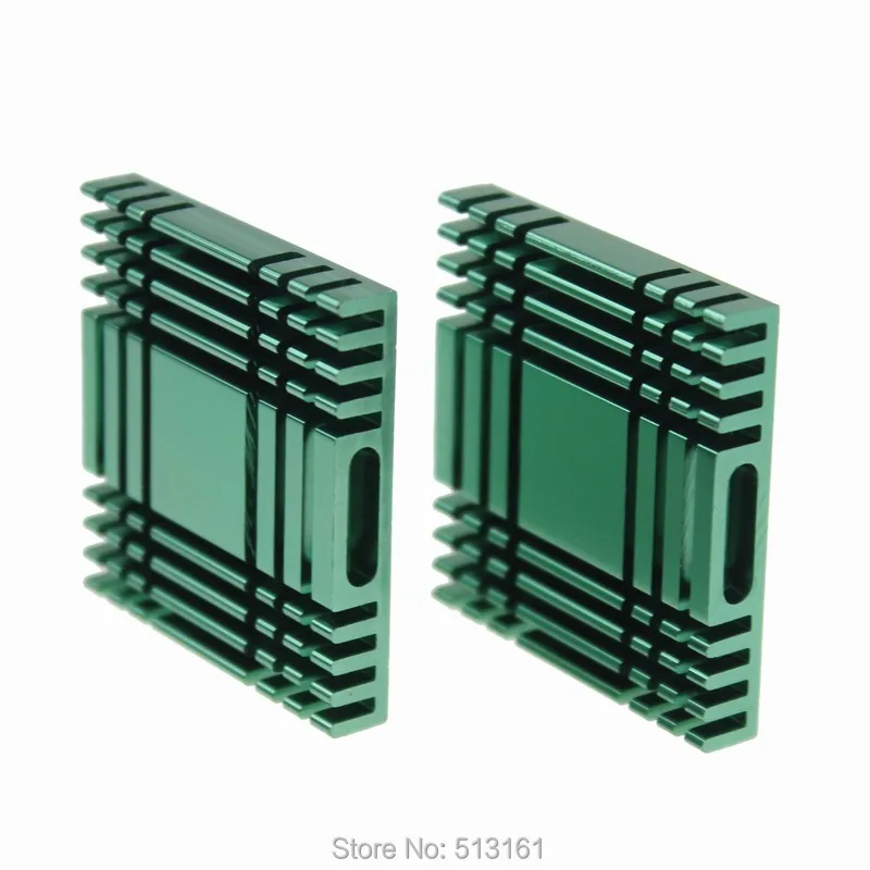 Радиатор для охлаждения, алюминиевый радиатор, 10 шт., 37x37x6 мм