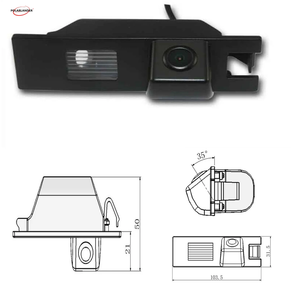 

high quality backup camera for Opel/Vectra/Zafira/Buick Regal CCD HD wired rear view car reverse camera 520TVL Waterproof