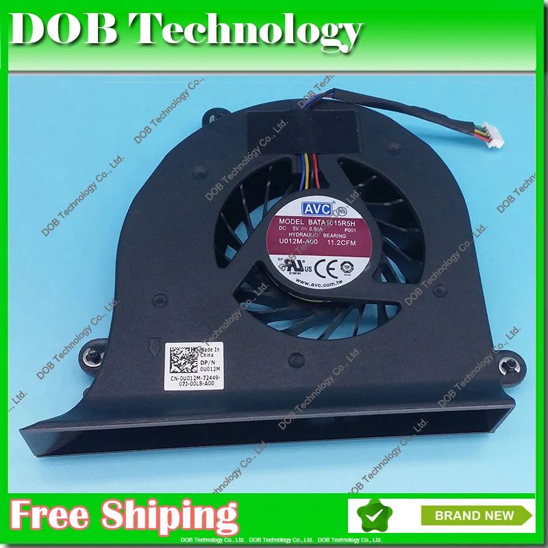 CPU Cooling Fan For Alienware M17x R2 M17XR2 BATA1015R5H KSB0705HA laptop cooler fan