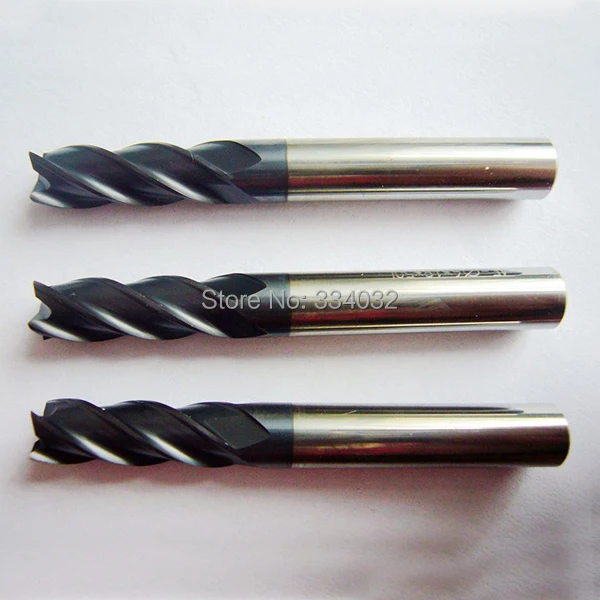 6 PCS karbida, Akhir pabrik, 1 ~ 6 mm tungsten carbide, Wajah penggilingan pemotong untuk mesin cnc, Alat router bit set, Fresas logam duro pabrik akhir