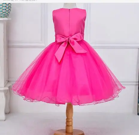 Girls Dress Children Clothing Princess Summer Party Wedding Dresses For Girls Costumes For Kids beautiful bow sequin dress dres