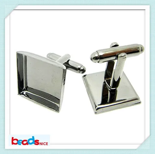 

Beadsnice Brass Cufflinks Setting Square Findings for Mens Personalized Cufflink Blanks 16mm 18mm ID3425