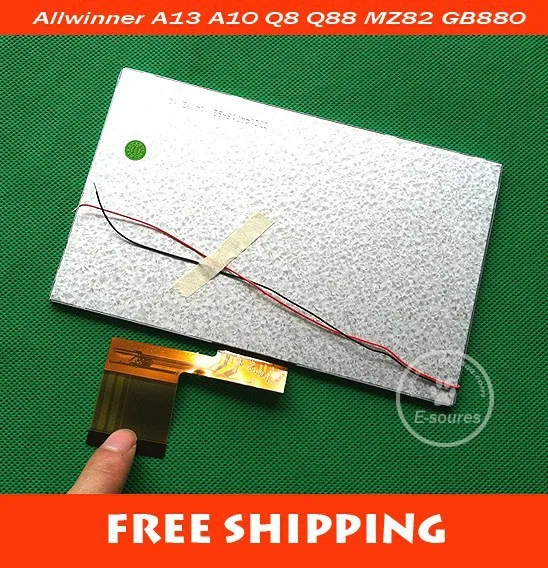 

7 inch LCD screen 100% New for CUBE Q8 display ,Tablet PC touch pad LCD screen MF0701596001A