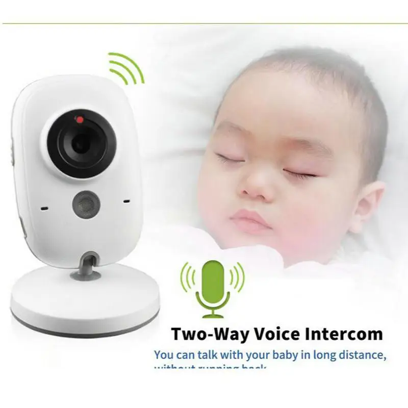 3.2 inch Night Version Camera Wireless Baby Monitor High definition Color Display Security Surveillance 2 way video intercom