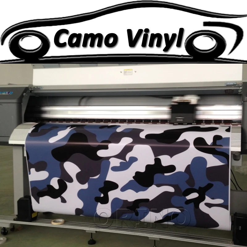 Car Styling Black White Blue Urban Camo Vinyl Wrap Snow Camouflage Vinyl Film Sticker Air Bubble Free For Vehicle Wraps Covers