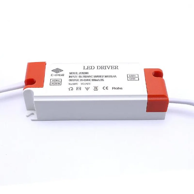 

LED Driver power source 30W 36W 8-12 Series ceiling Led light Downlight AC85-265V DC24-43V 900mA 5pcs