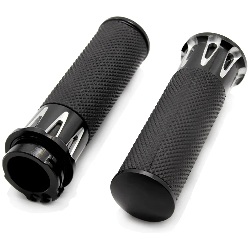 Nordson 25MM Motorcycle Handlebar Grips CNC Handle Bar Grips For Harley Sportster Cruiser Bobber Chopper Custom