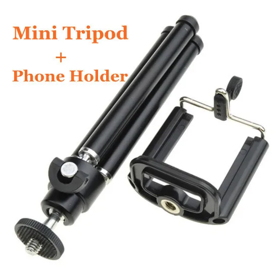 Aluminum mini Table Tripod light Stand Extendable Online Show Supportor Phone Holder For Camera Cellphone iPhone Huawei Oppo