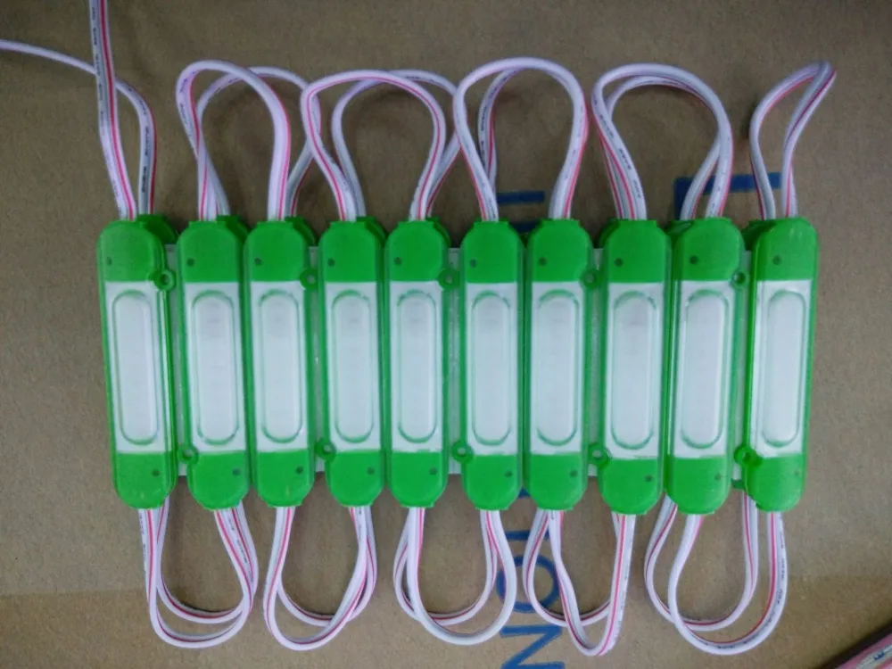 20pcs/lot COB Glassled module DC12V with lens Waterproof IP67 LED Module lighting Led Sign Backlights For Letter decoration