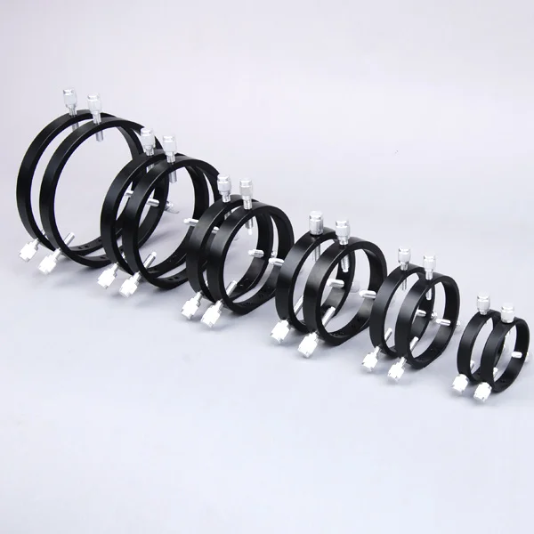 HERCULES 70mm 80mm 90mm 102mm 115mm 127mm 152mm 6-point Guide Scope Rings Pair Astronomical Telescope Accessories