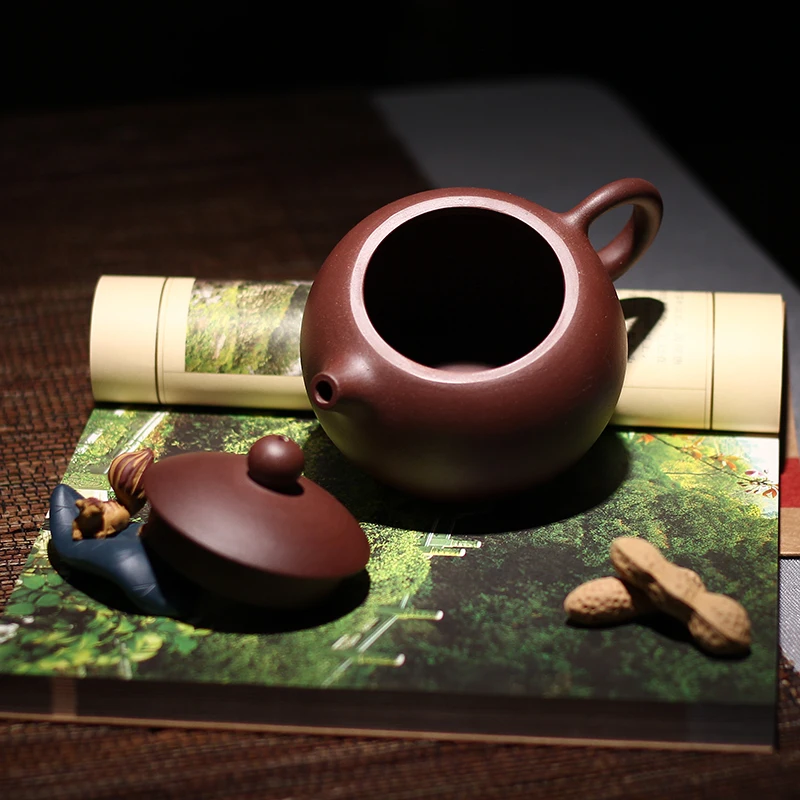 Chinese Yixing Clay Tea Pot Kungfu Hand Made Pot Dahongpao Mud Tea Set Teapots 188 Ball Hole