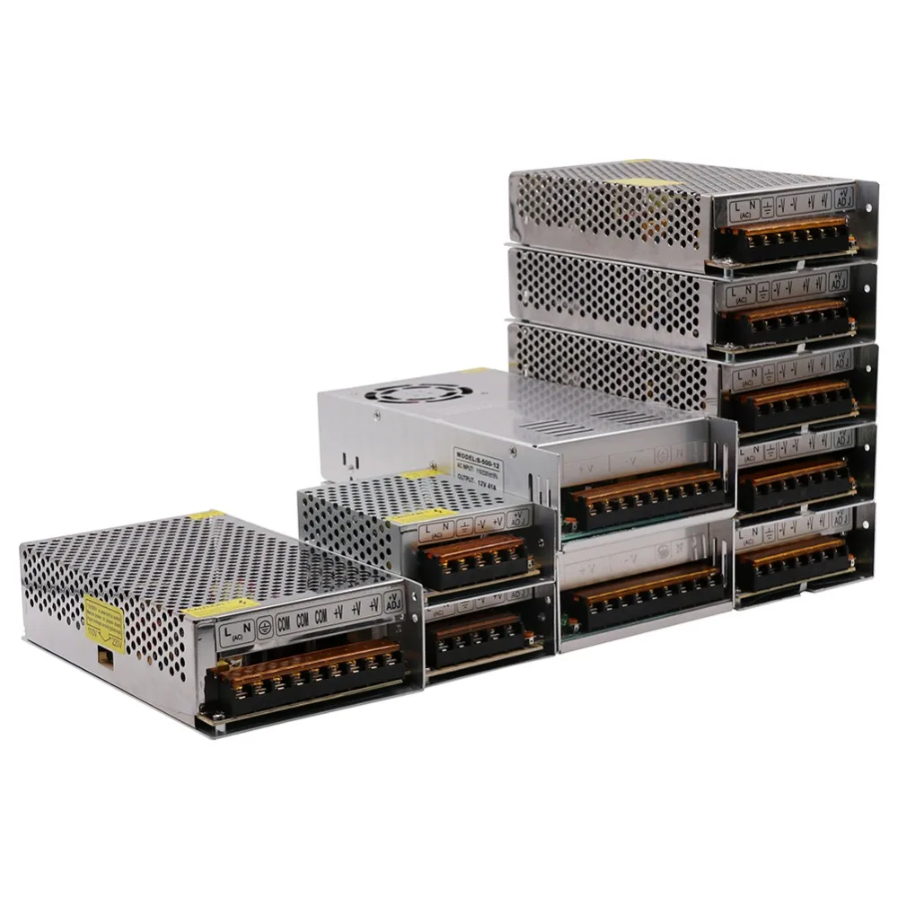 5V/12V/24V LED Lighting Switching Power Supply Lighting Transformers LED Driver Power Adapter For Strip Lights