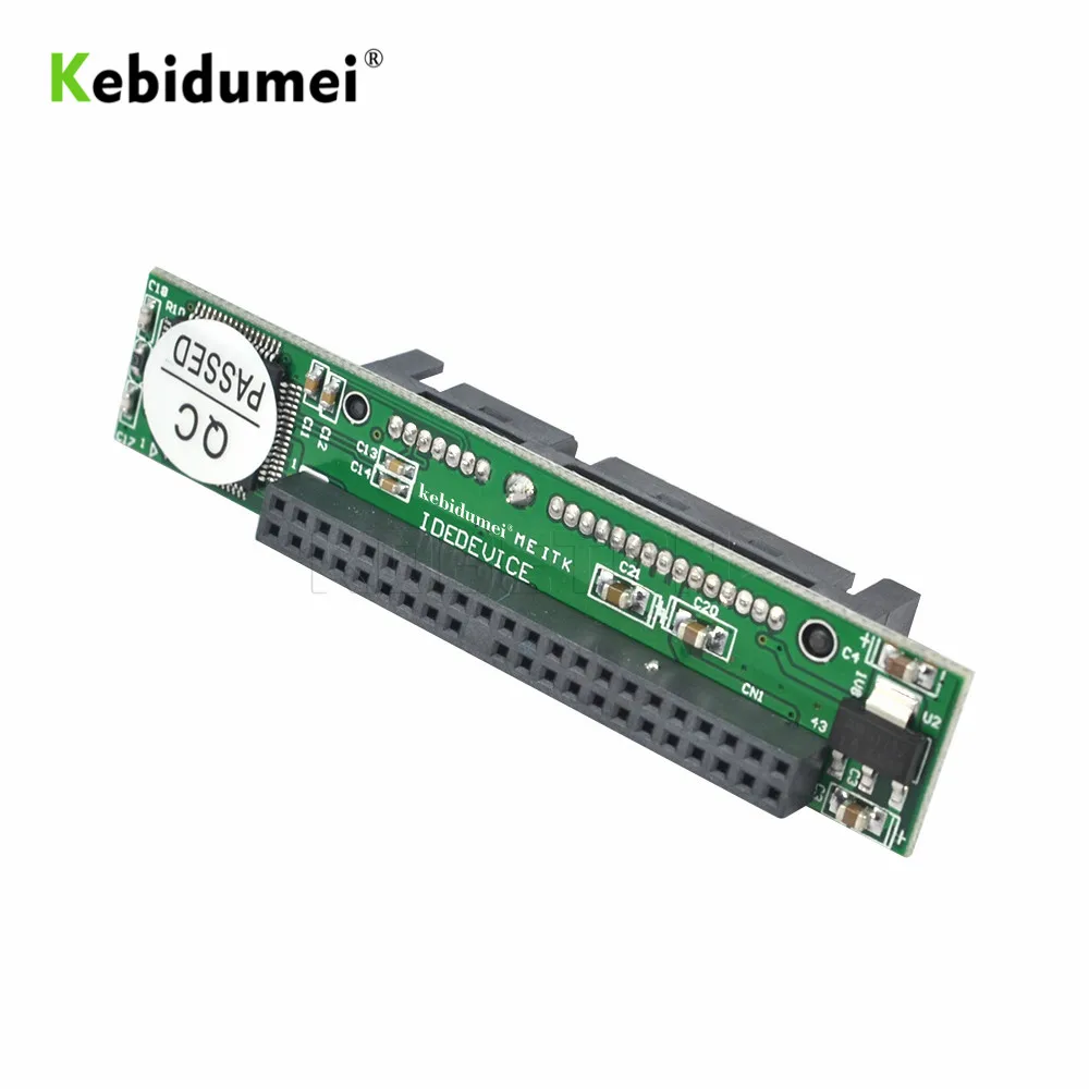 kebidumei IDE to Sata 44 pin 2.5 PC Adapter Converter 1.5Gbs Serial Adapter Converter for ATA 133 100 HDD CD DVD Serial Hard Dis