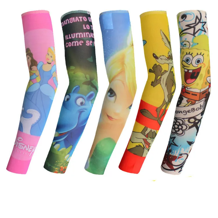 

Wholesale Children Unisex Elastic Sun Protection Arm Tattoo Sleeve For Kid Outdoor Arm Tattoo Stockings 400pcs/lot Free Shipping