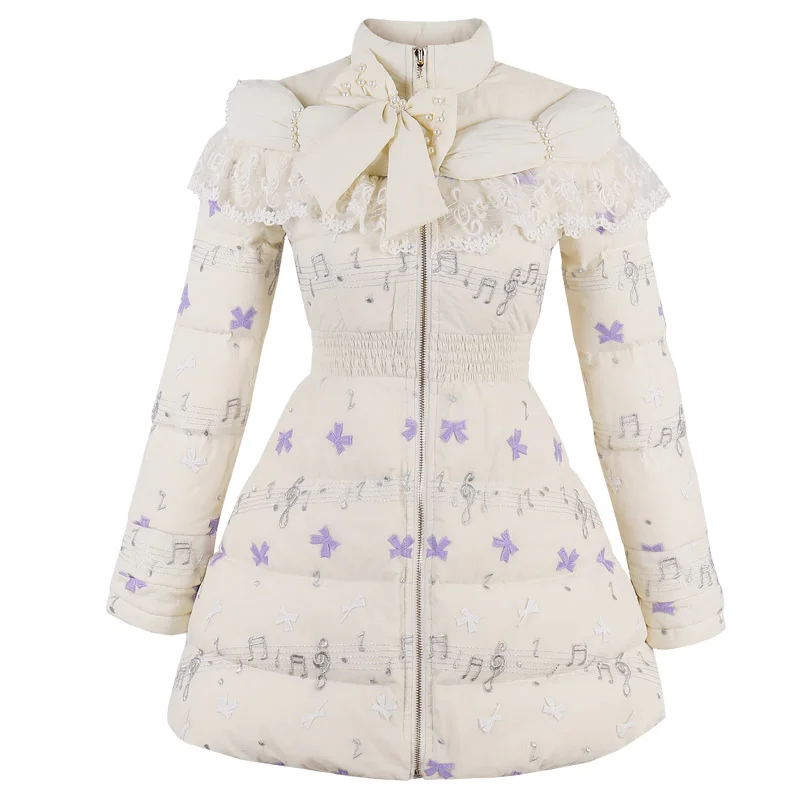 Princess sweet lolita parkas Candy rain Department sweet soft sister small slim long sleeved and long special parkas C22CD7302