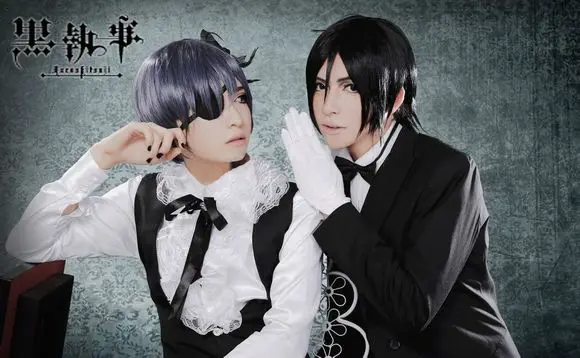 Nieuwe Black Butler Kuroshitsuji Ciel Cosplay Kostuum Circus Zwart Uniform Outfit Halloween Volwassen Kostuums Voor Vrouwen/Mannen Aangepaste