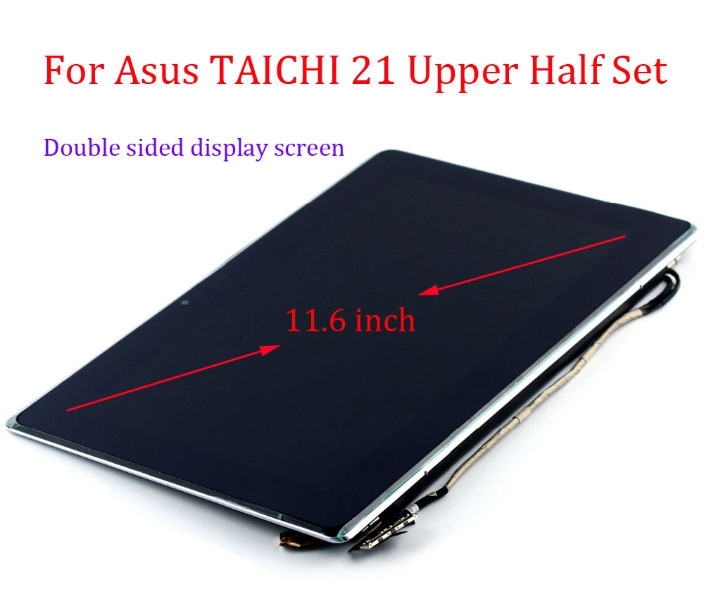 STARDE Replacement LCD for Asus TAICHI 21 LCD Display Touch Screen Digitizer Assembly Back Cover Upper Half Set Repair Part