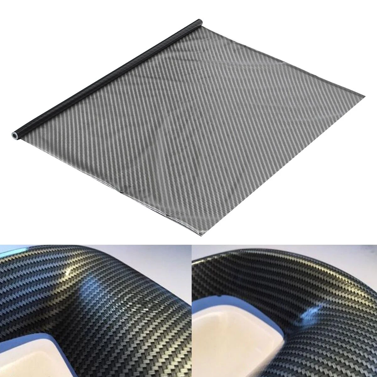 1PC 50*250cm Carbon Fiber Water Transfer Dipping Print Hydrographics Hydro Film