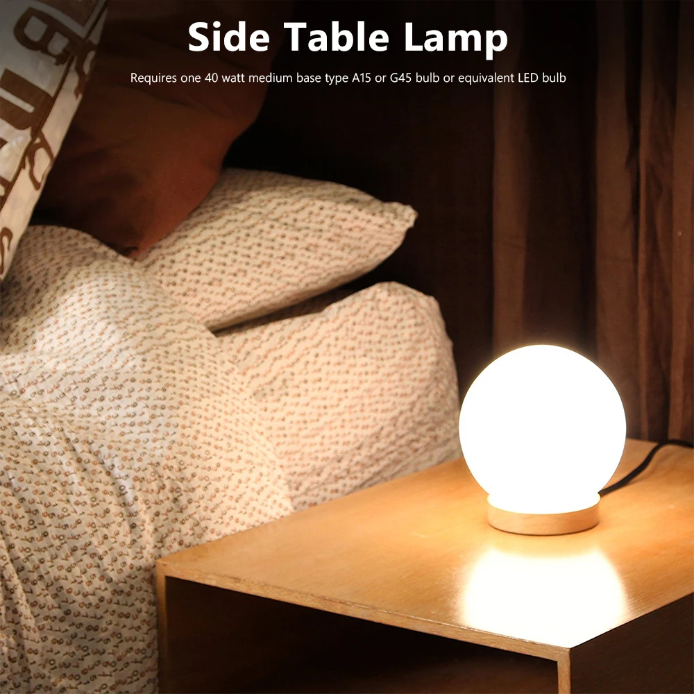 DONWEI LED Bedside Table Lamps Switch Control Night Light Warm White Light  Bedrooms Living Room Home Decor Portable