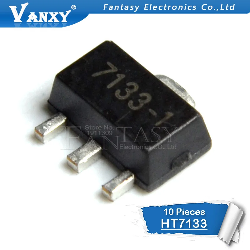 10PCS HT7133A-1 SOT89 HT7133A SOT HT7133 SMD HT7133-1 SOT-89 7133-1 new and original IC