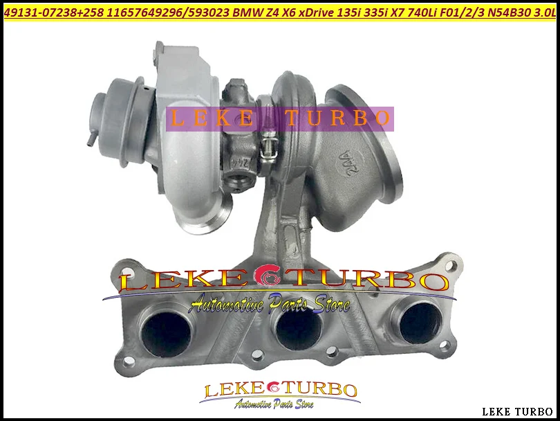 TD03L4 49131-07238 49131-07258 11657649296 11657593023   Para BMW Z4 X6 xDrive 740i 135i 335i X7 740 Li F02 F01 F03 08-N54B30 3.0L