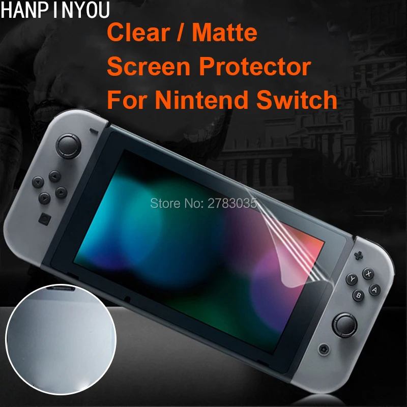 For Nintend Switch Nintendo NS NX Oled Lite Clear / Anti-Glare Matte Screen Protector Protective Film Guard (Not Tempered Glass)