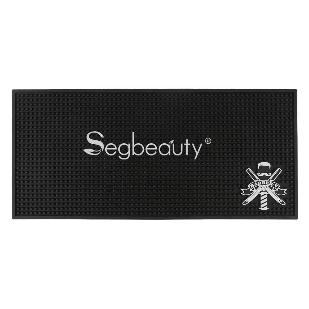

Segbeauty Salon Barber Mat Black Flexible PVC Nonslip Material for Styling Station Work Station Salon Tools Barber Shop Demand