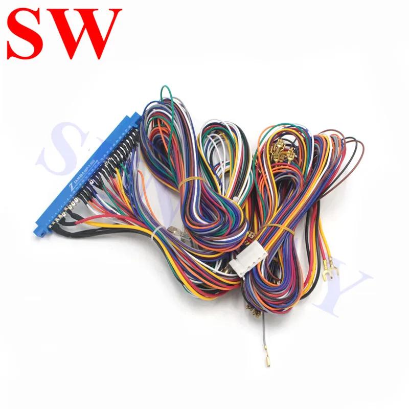 New Arcade Wire Harness 28*2 56pin JAMMA arcade harness loom for standard jamma arcade games Cabinet Wire