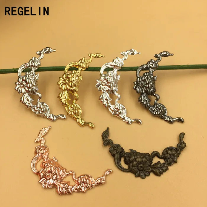 REGELIN Vintage Copper Flower Charms Pendant 20pcs/lot for DIY Necklace Bracelet Jewelry Findings Making Craft