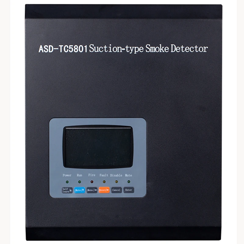 

ASD-TC5801 Suction-type Smoke Detector Air sampling detector with 2 loop Aspirated smoke detector with relay output