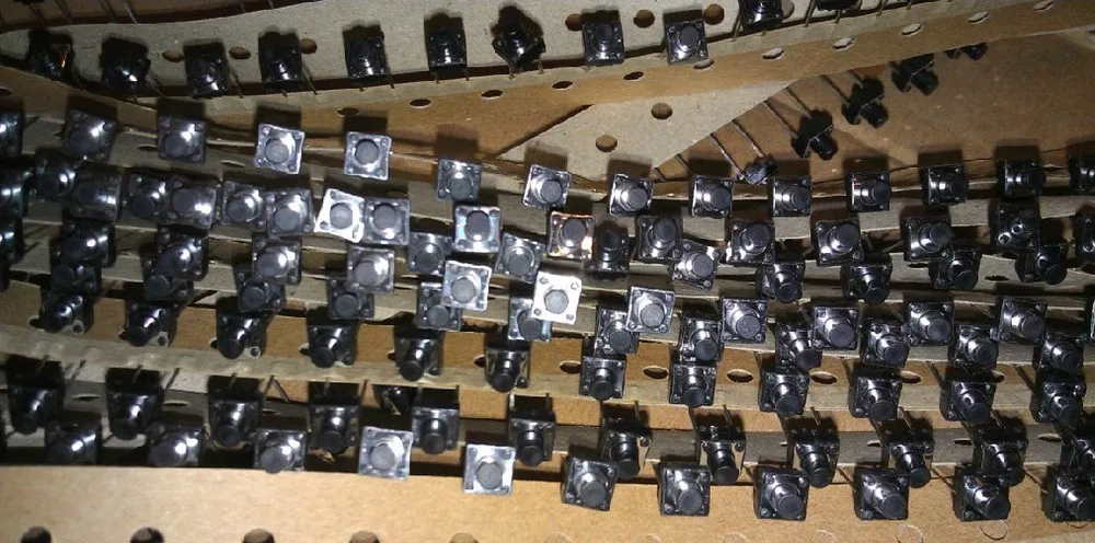 

Потенциометр [BELLA]-японский оригинальный японский Alps ALPS Tact Switch 6X6X7, 2 фута, черные точки-100 шт./лот