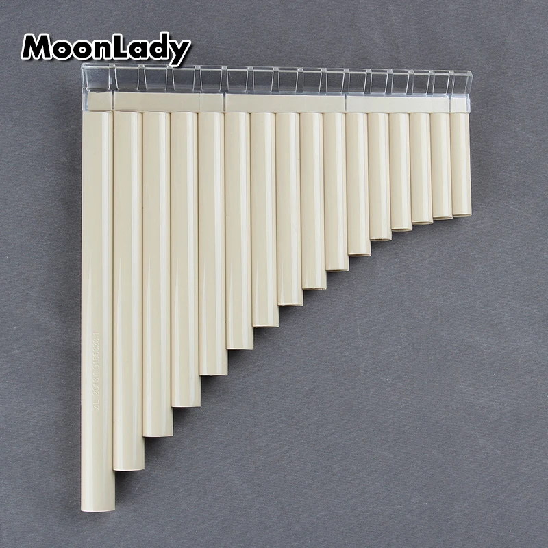 Arrival 16 Pipes Pan Flute Pan Pipe G Key ABS Plastic Traditional Woodwind Musical Instrument For Beginner and Musical Lover