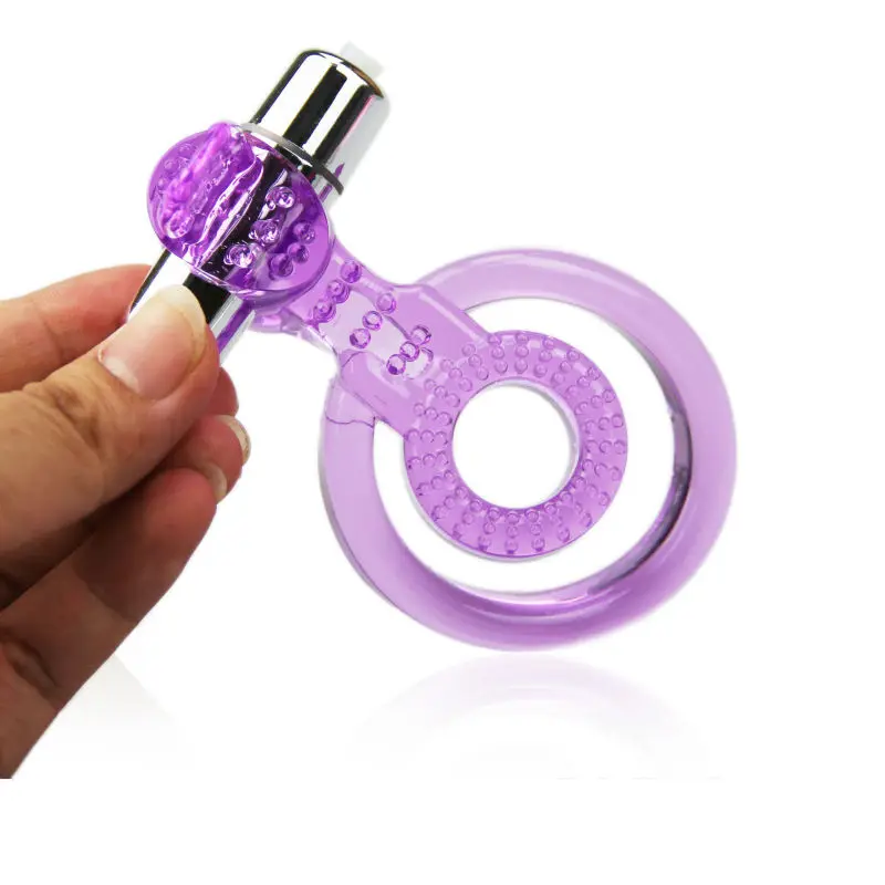 cock rings Vibrators cockring Tongue clit delay Ejaculation dildo extender Premature Lock Fine Sex Toys product for Men 2ring view 2