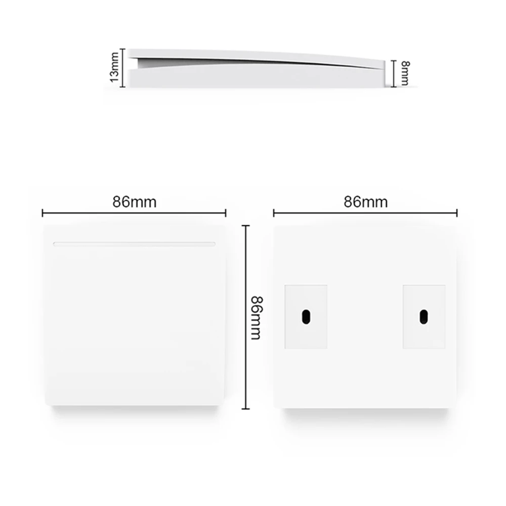 Remote Control Switch Receiver AC 85V 110V 220V 1 Channel Bedroom Lights 433.92MHz Wireless Wall Panel RF 3 Button Transmitter