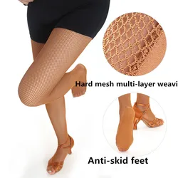 Sexy Harte netzwerk Stocking Frauen Professionelle Fishnet Strumpfhosen Latin Dance strümpfe Strumpfhosen Für Frauen