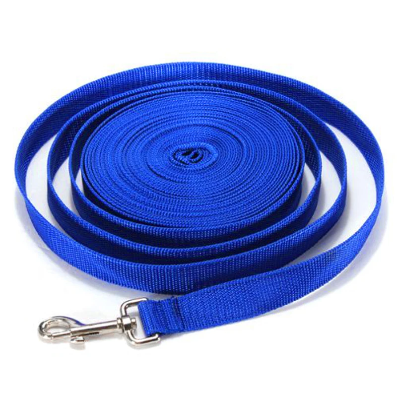 Nylon Dog Leash Large Puppy Dog Leash Recall Training Tracking Obedience Rope Long Line Leash For German Shepherd 5m 10m 20m