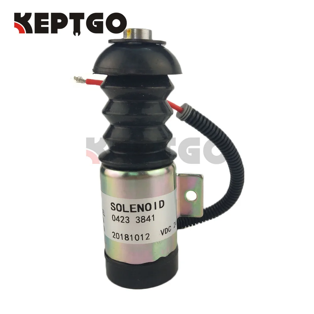 

Fuel Stop solenoid 24V 0423 4373，0423 3841，35DZS1E2 For Deutz Engine 912 / 913 / 914