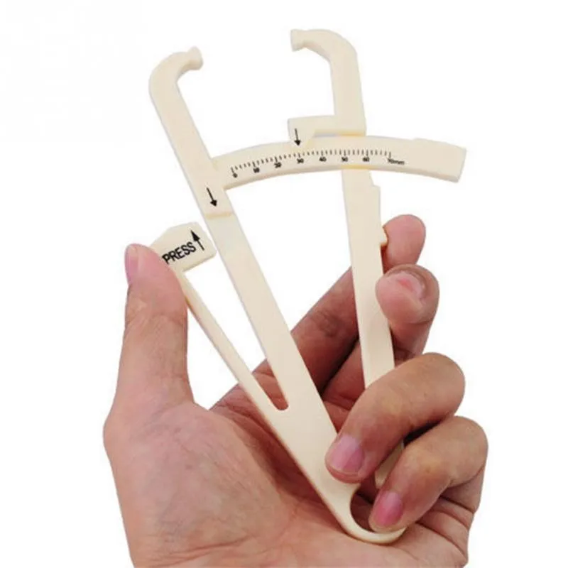 

New Personal Measure Body Fat Loss Tester Caliper Keep Slim Fitness Clip New 350pcs