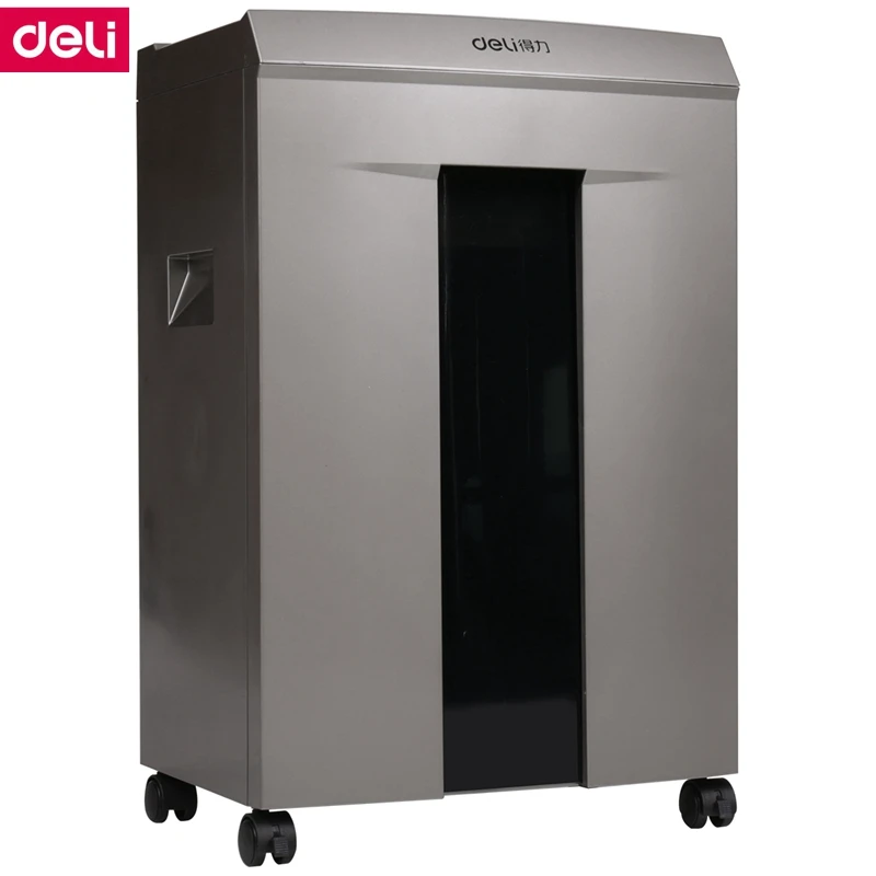 Imagem -02 - Deli 9905 Elétrica Papel Shredder Escritório 20l Volume 220230vac 200w 10 Pieces tipo de Gaveta da Retalhadora de Papel da Parada Automática