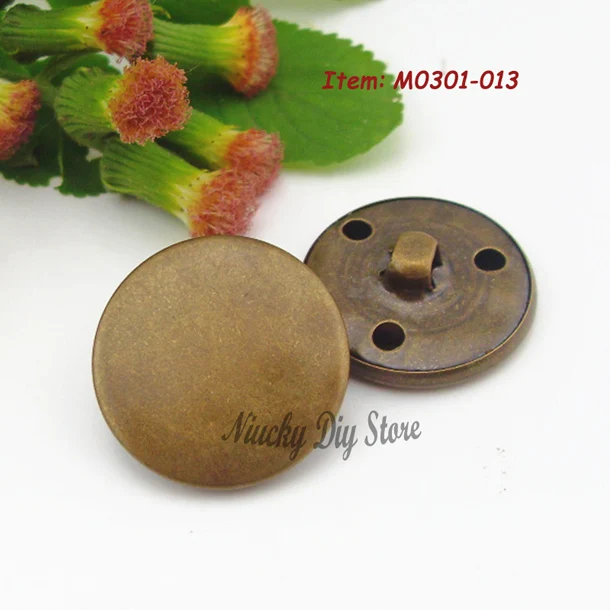 

Bronze buttons mixed 23mm and 18mm military antique copper buttons for coat jeacket sewing supply