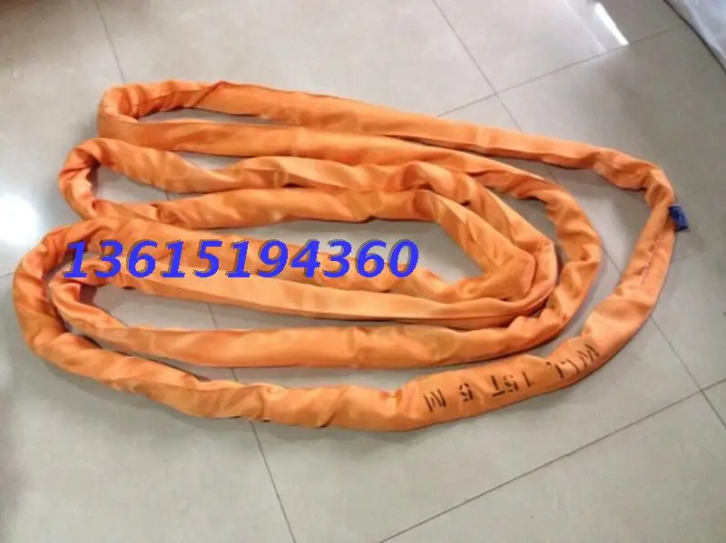 20T1M2M flexible lifting belt ring lifting sling industry round sling 1 tons 20 m 2 m