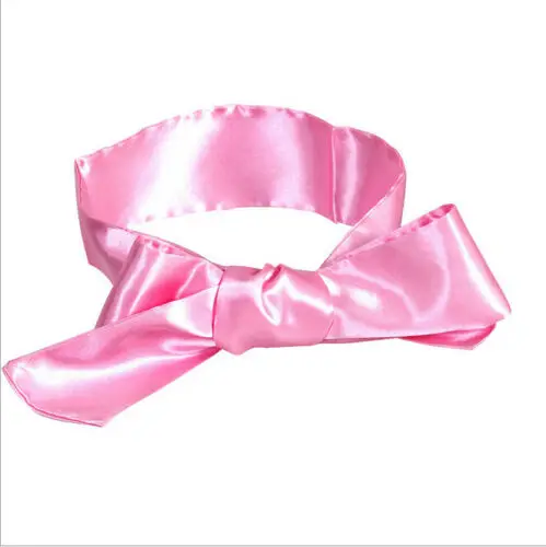 Seksi Renda Masker Mata Penutup Mata Borgol Menahan Diri Flogger Cambuk Kostum Ekstasi Sutra Satin Dasi Warna Mata Band Cover Blinder Ribbon