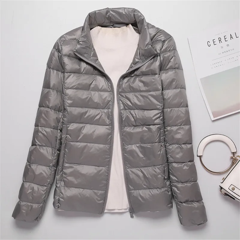 Veste légère en duvet de canard blanc pour femme, parka femme, manteau en duvet ultra léger, doudoune chaude OutChester, court, automne, hiver, 2022