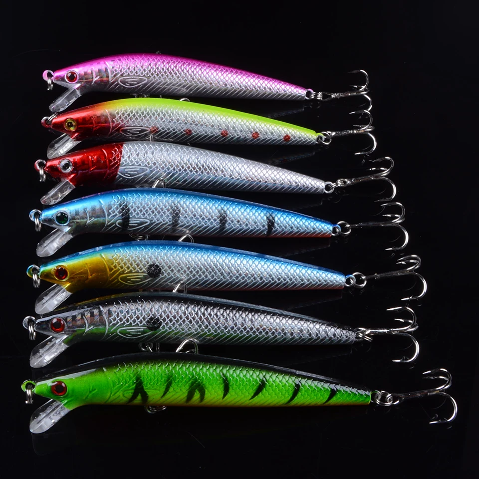 

Hot Sale 11.5cm 12.8g Hard Minnow Fishing Lure Topwater Floating Wobblers Crankbait Bass Artificial Baits Pike Carp Lures Peche