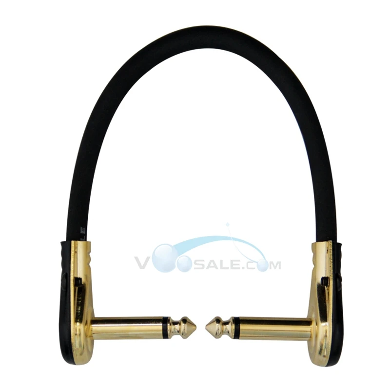 AZOR 15cm / 0.5 Feet Hight-quality Guitar Patch Cable for Effects Guitar Accessories Pedal Guitar Cable Connector Audio Cable