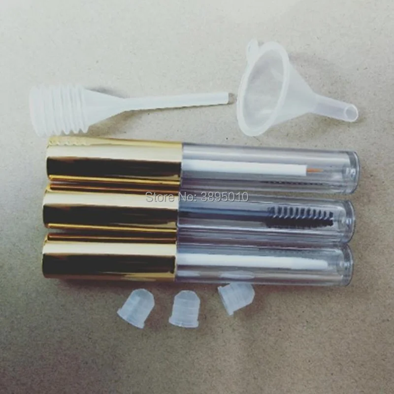 Plastic Empty Mascara tube Eyelash Growth Bottle Lip Gloss Liquid Tube Refillable Bottles F495