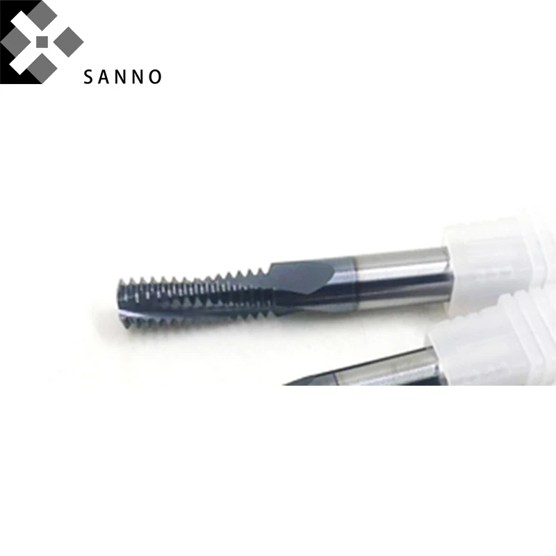 Fresas CNC de acero de tungsteno de alta calidad M9 x 0,75 vástago recto fresa de hilo externo interno fresas de dientes completos