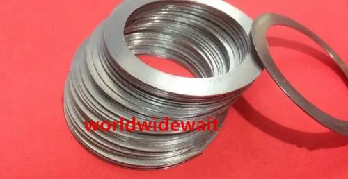 10 X Industrial Stainless Steel Plain Gaskets Washer M20 x 28mm Outside Dia x 0.3mm Thick